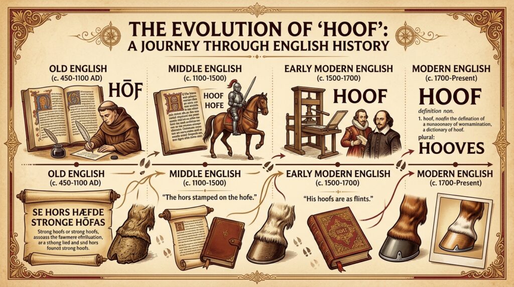 The Origin ;Β Background of Hoofs or Hooves