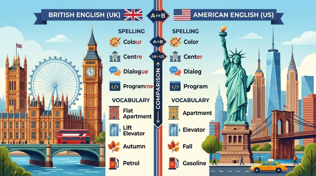 British English vs American English