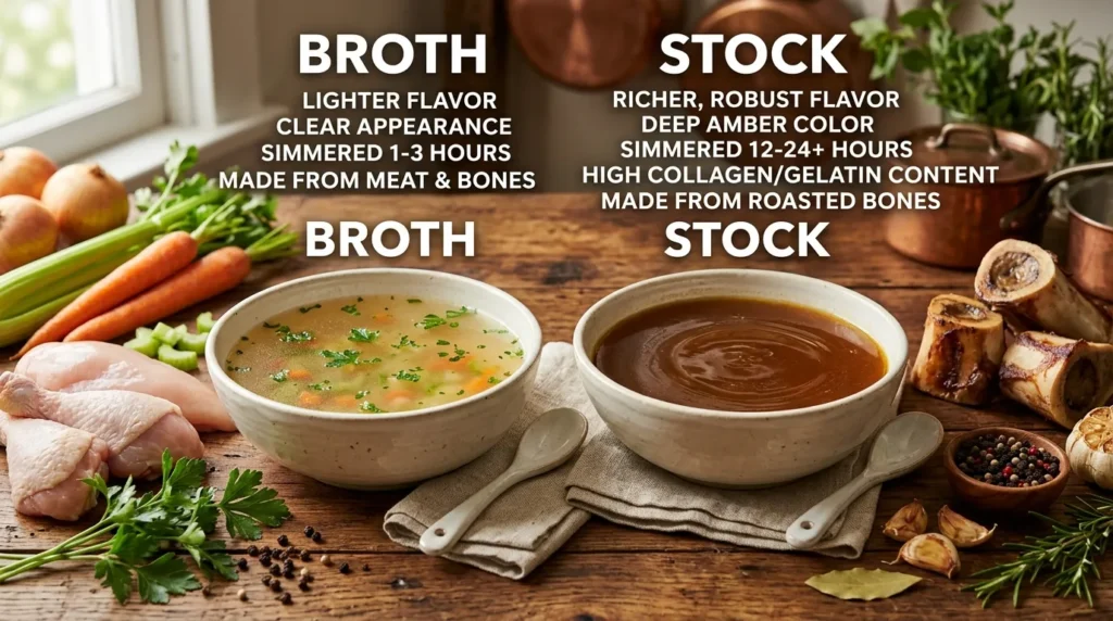 Broth or Stock Explained: Key Differences