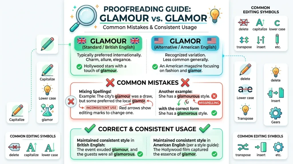 Common Mistakes with Glamor or Glamour