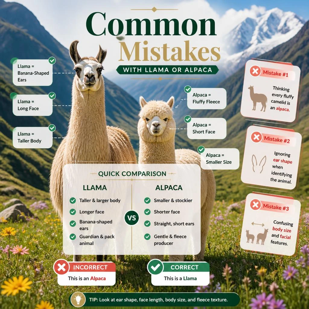 Common Mistakes with Llama or Alpaca