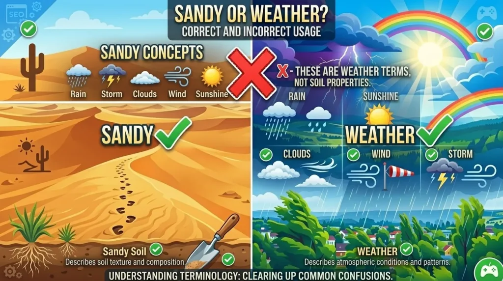 Common Mistakes with Sandy or Weather