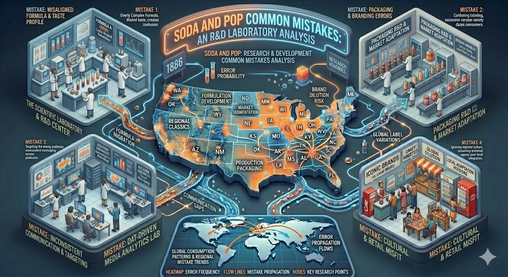 common mistakes with soda and pop