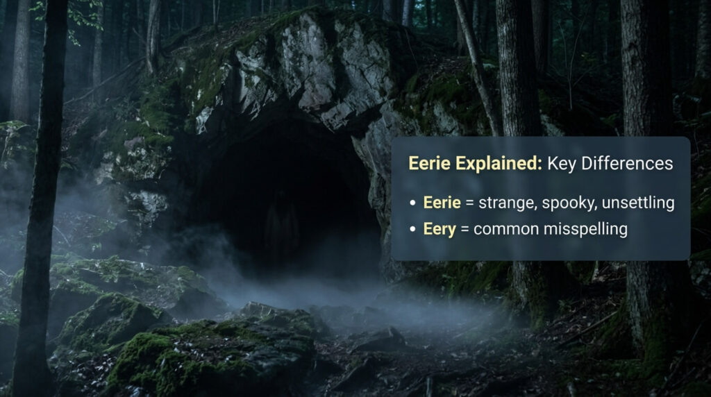 Eery or Eerie Explained : Key Differences