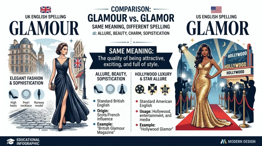 Glamor or Glamour : Quick Answer