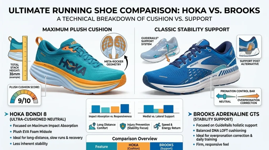 Hoka or Brooks Explained: Key Differences