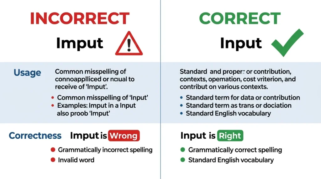 Imput or Input Explained: Key Differences