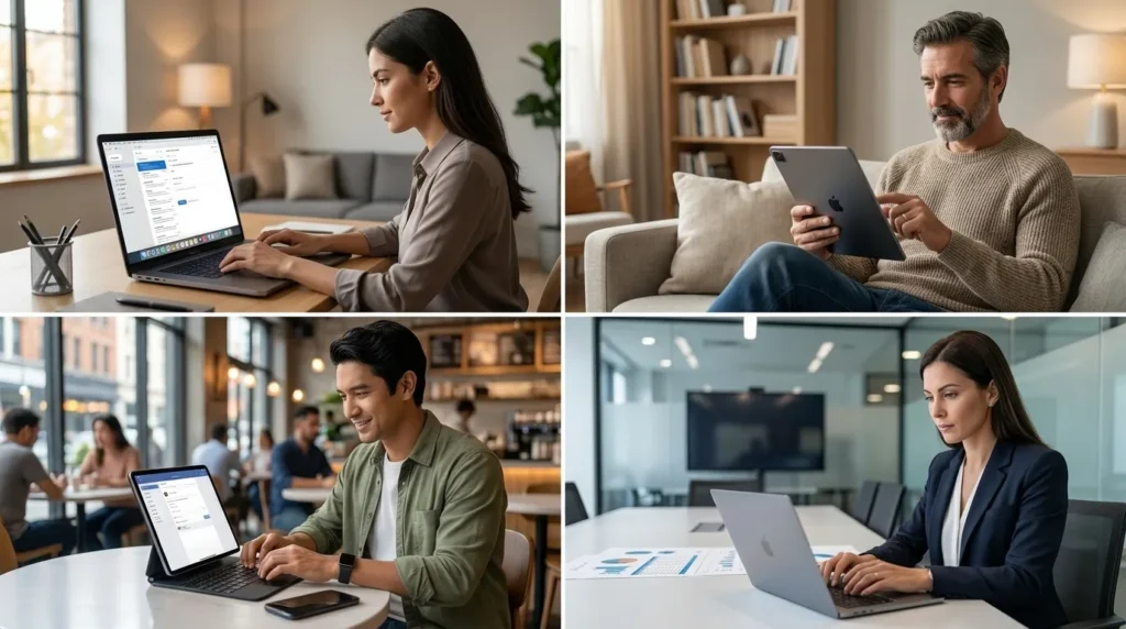 iPad or Laptop in Real World Examples