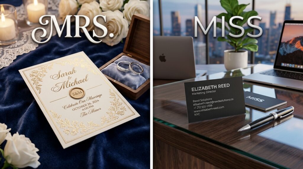 Mrs or Miss in Real-World Examples