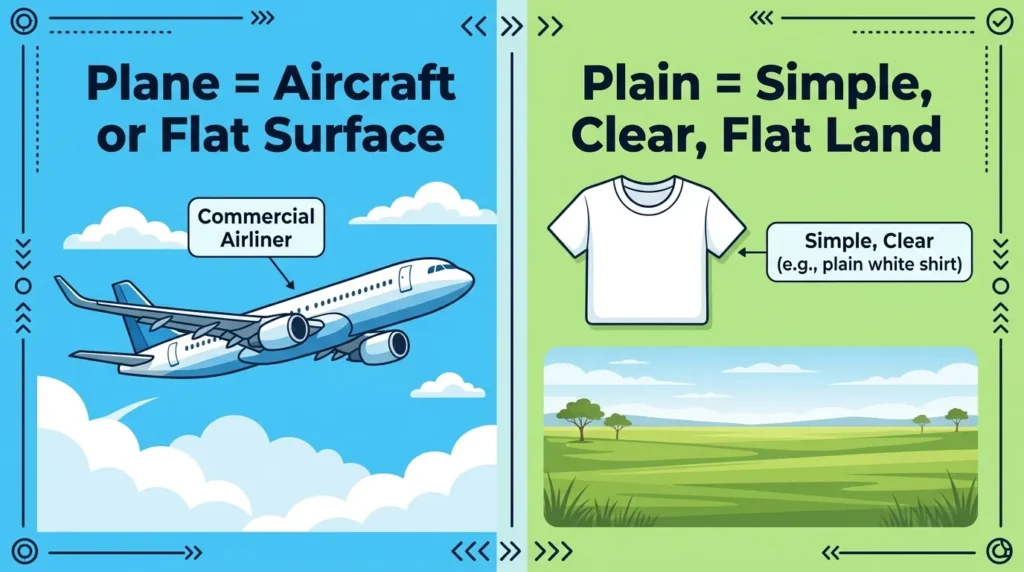 Plane or Plain : Quick Answer