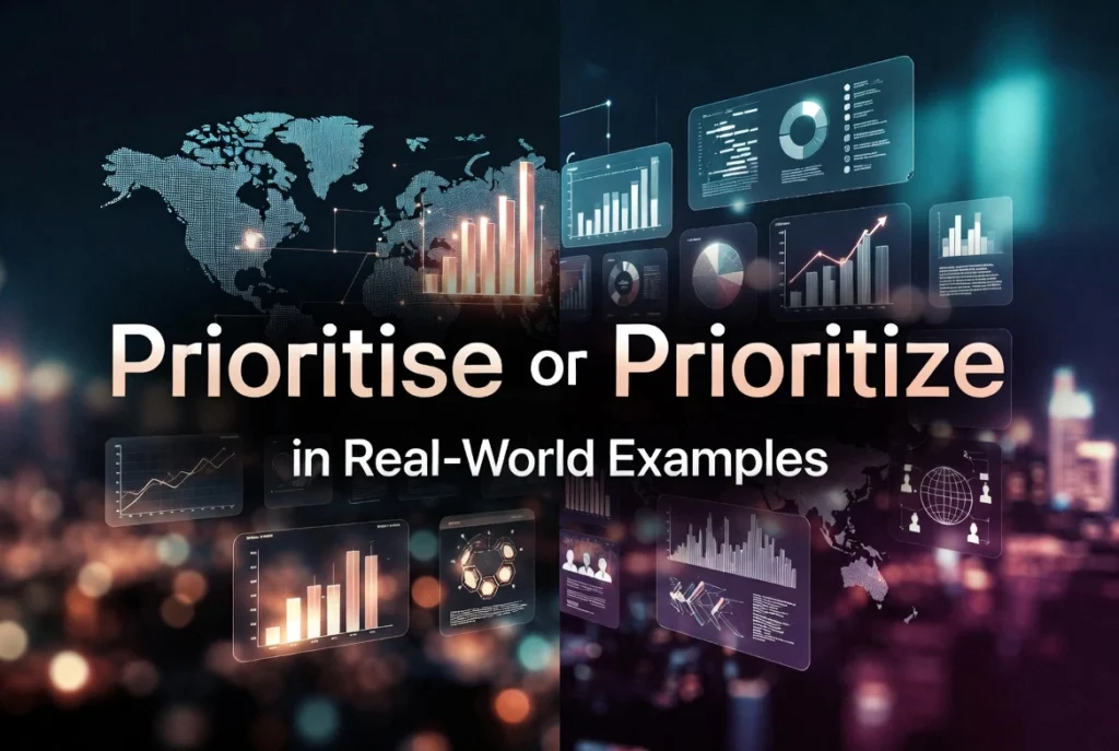 Prioritise or Prioritize in Real-World Examples
