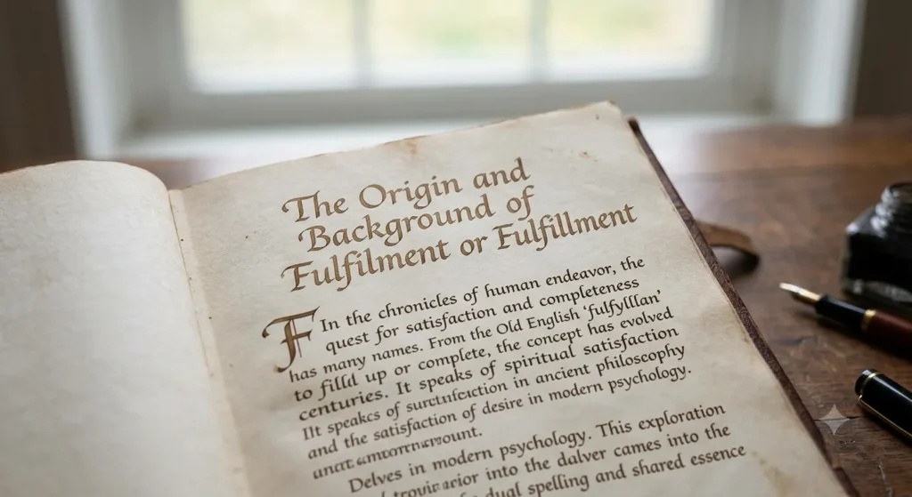 The Origin and Background of Fulfilment or Fulfillment