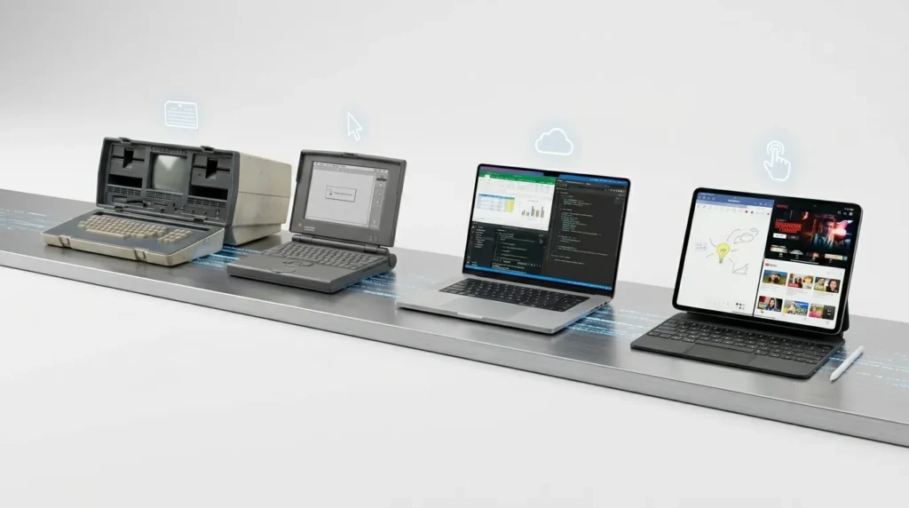The Origin / Background of iPad or Laptop