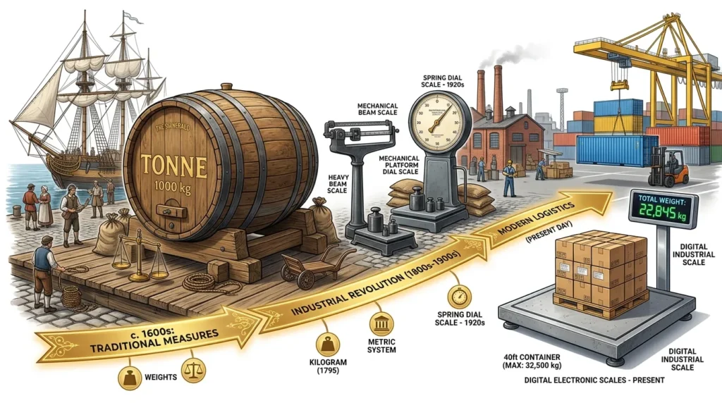 The Origin / Background of Tonnes or Tons