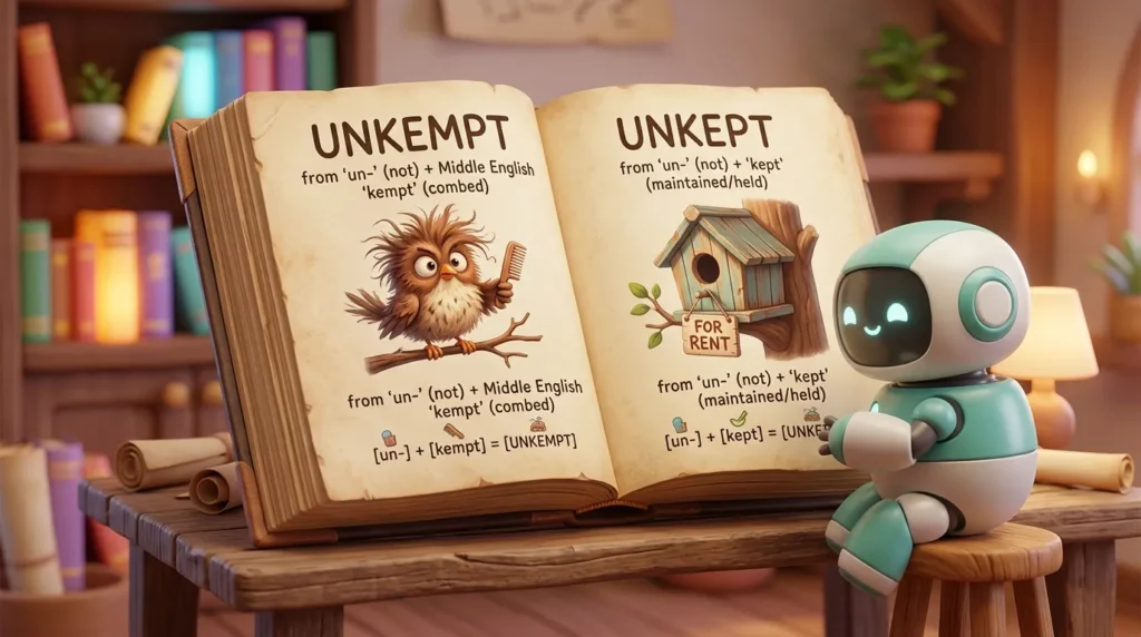 The Origin / Background of Unkempt or Unkept