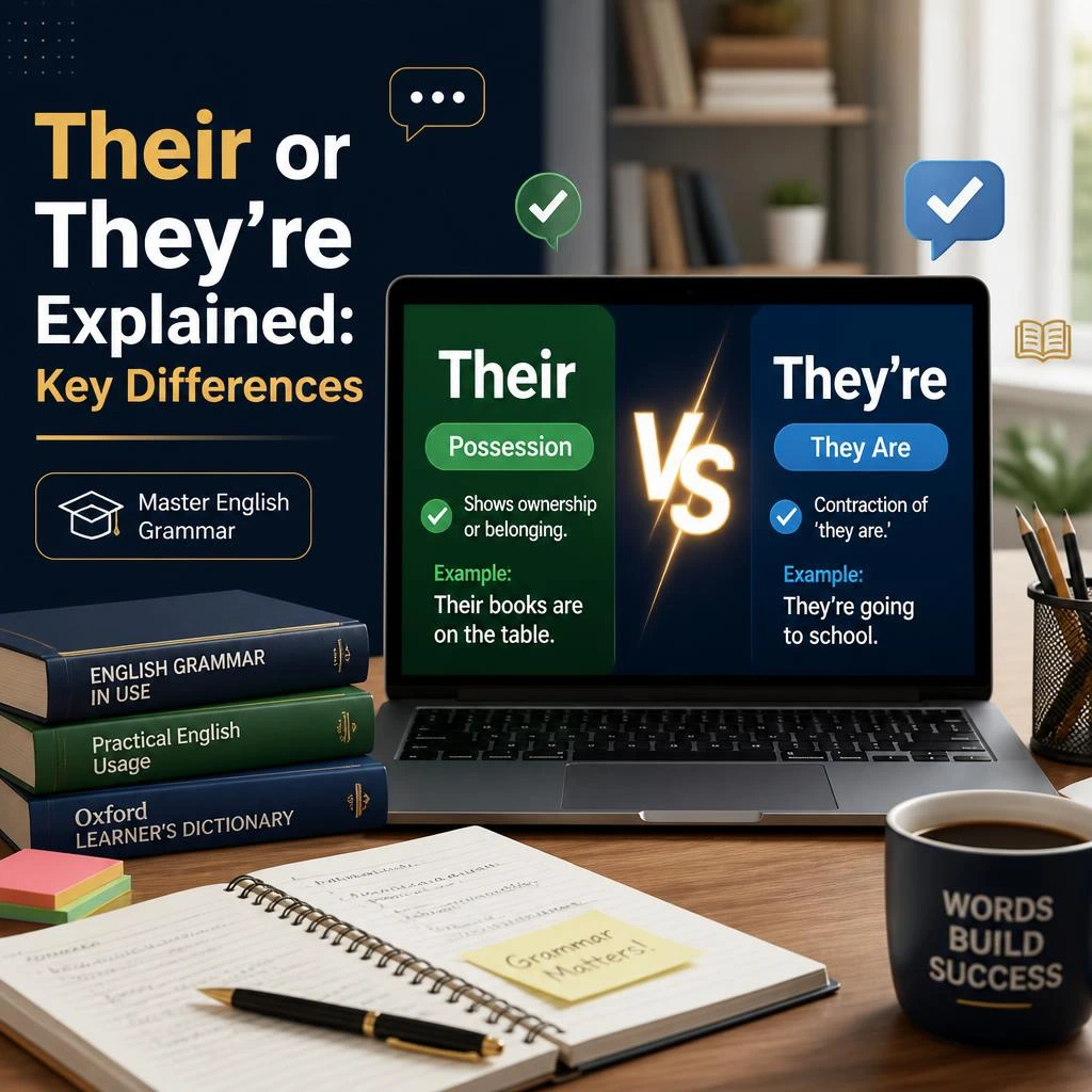 Their or They're Explained: Key Differences