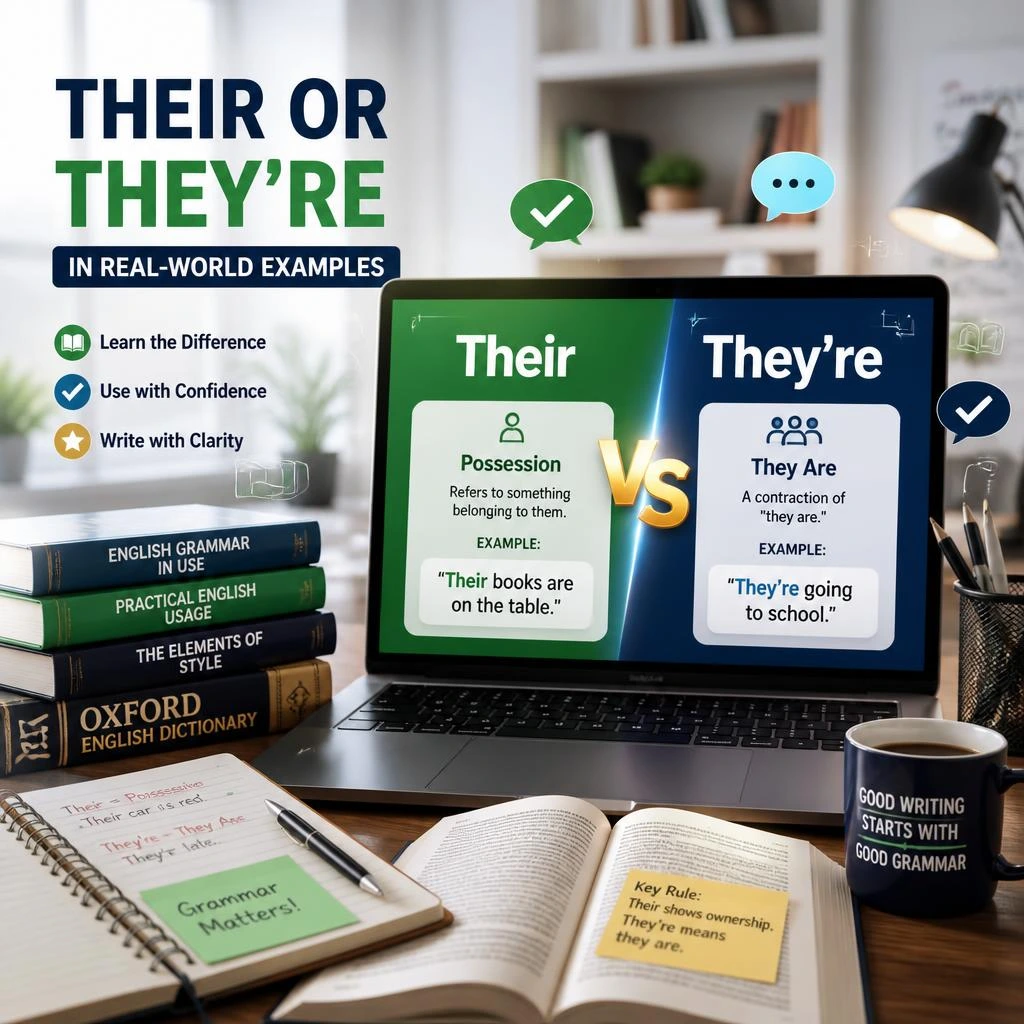 Their or They're in Real-World Examples