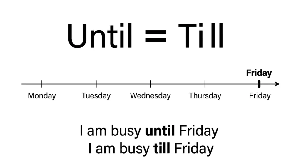 Until or Till: Quick Answer