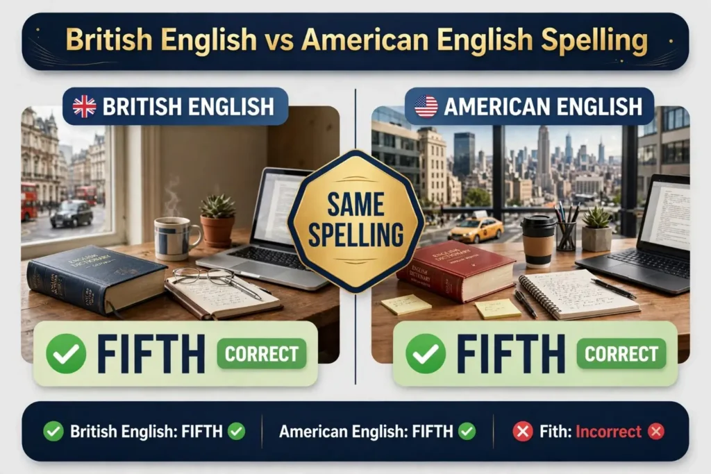 British English vs American English Spelling