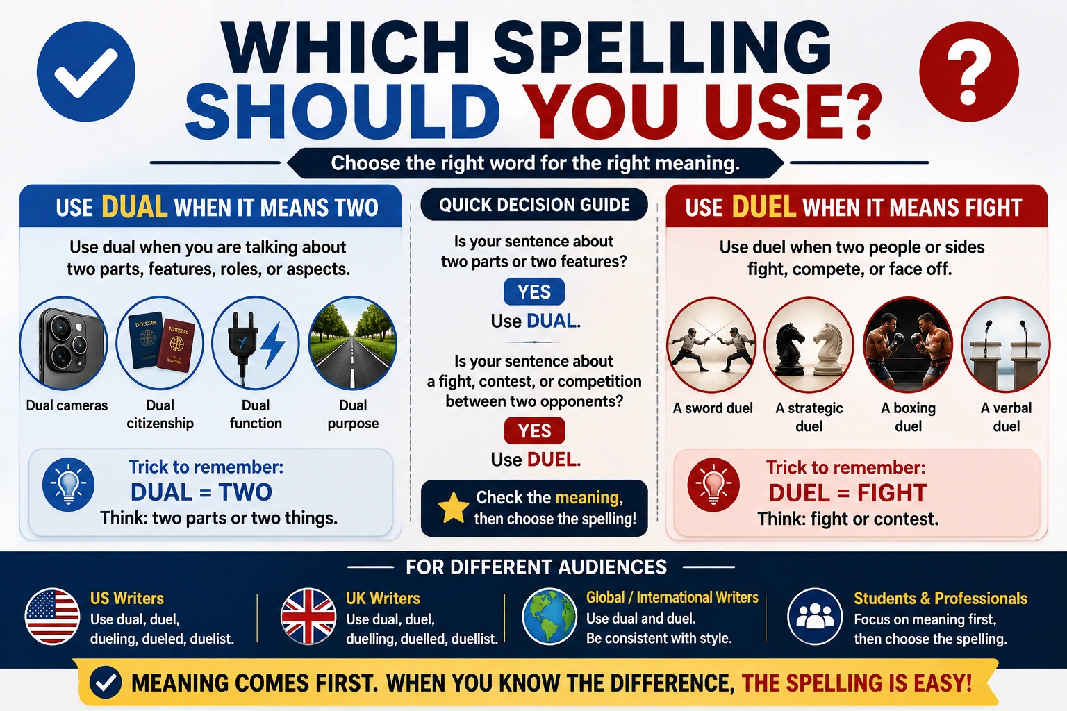 Which Spelling Should You Use?