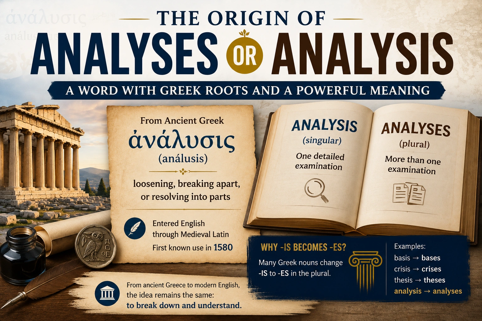 The Origin of Analyses or Analysis