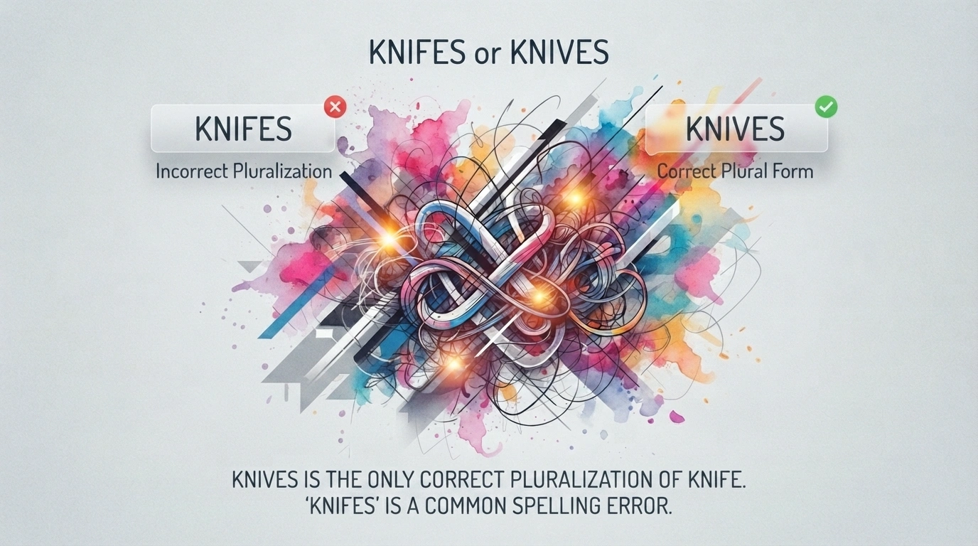 Knifes or Knives – Quick Answer