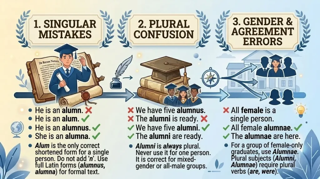 Common Mistakes with Alumn or Alum