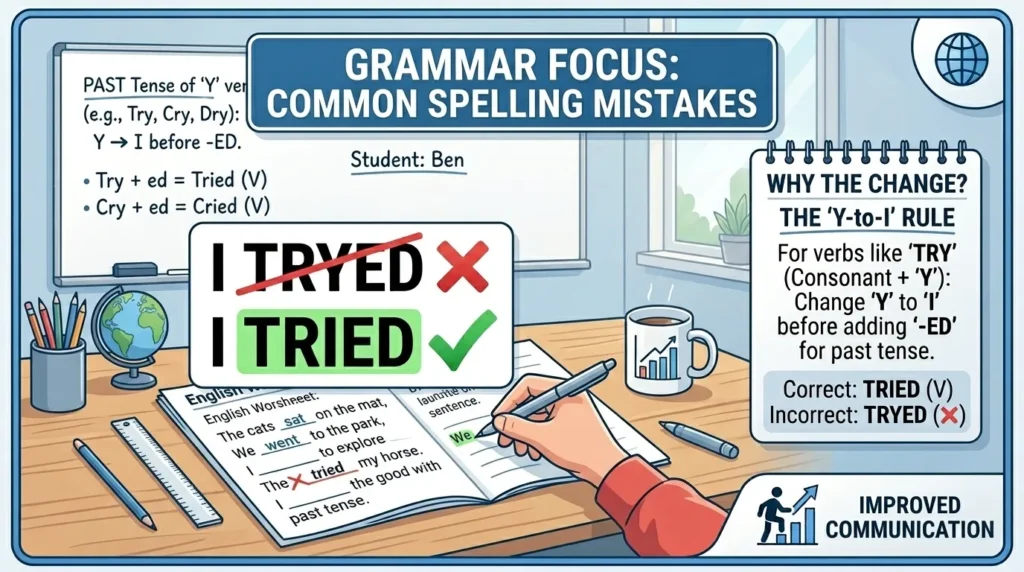 Common Mistakes with Tryed or Tried