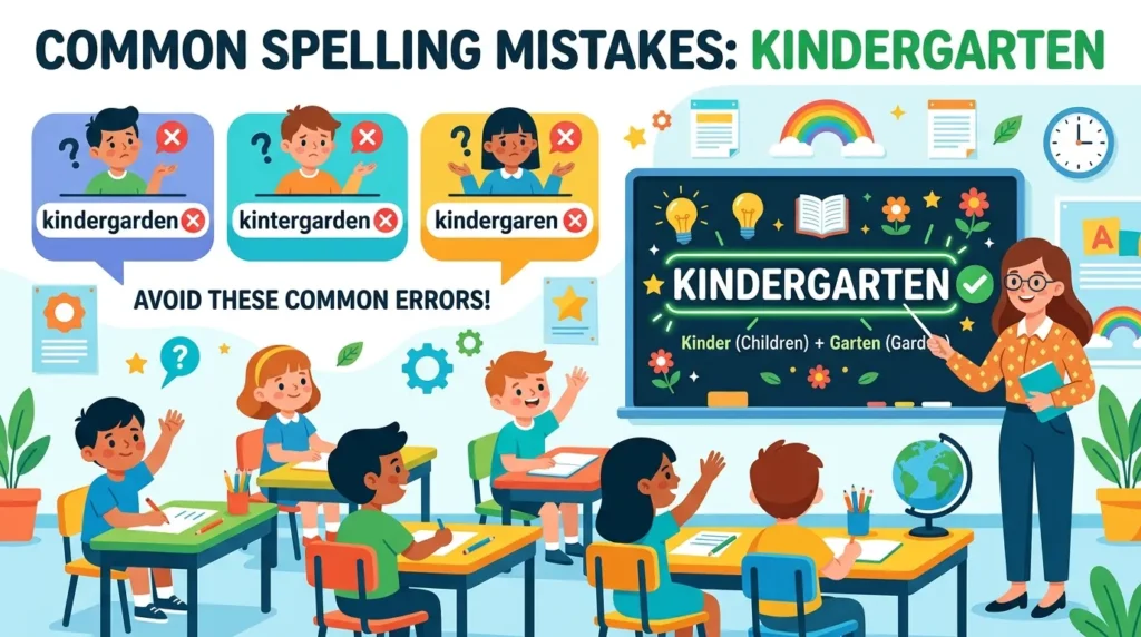 Common Mistakes with Kindergarden or Kindergarten