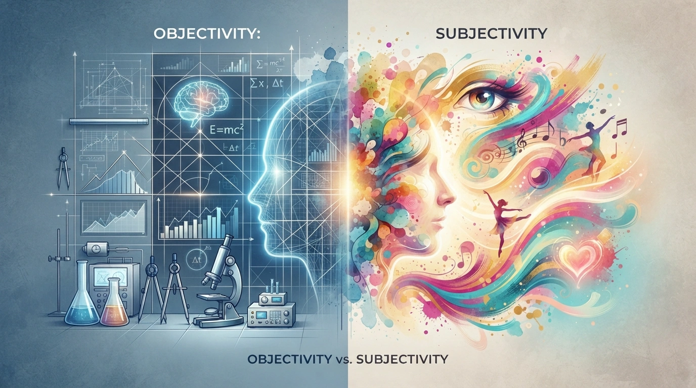 The Origin of Objective or Subjective