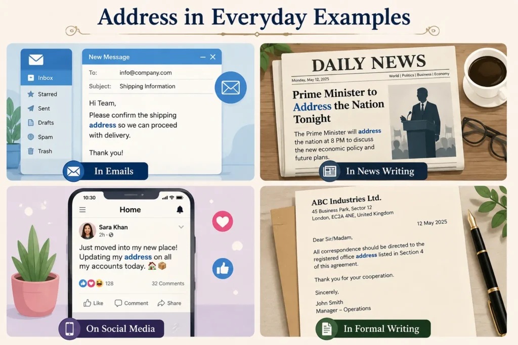 Address in Everyday Examples