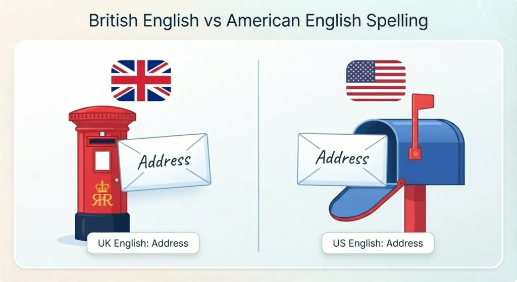 British English vs American English Spelling