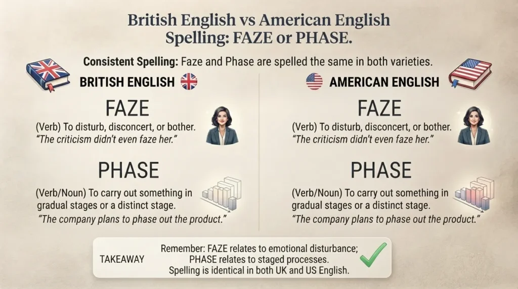 British English vs American English Spelling