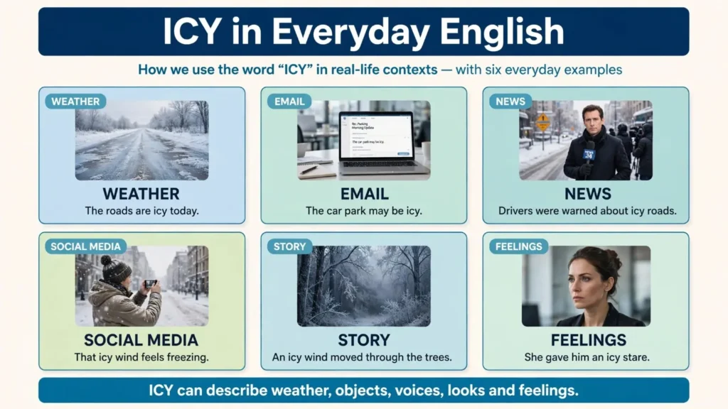 Icy or Icey in Everyday Examples