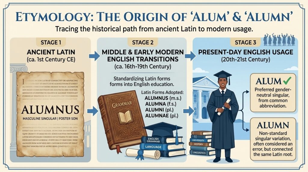 The Origin of Alumn or Alum