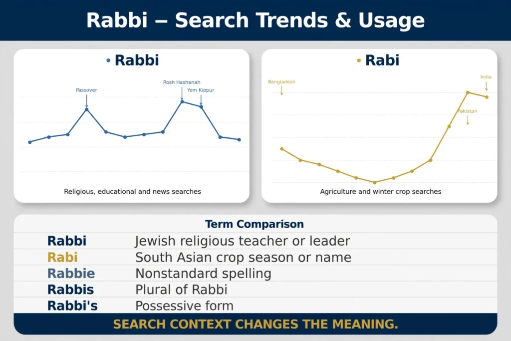 Rabbi – Google Trends & Usage Data