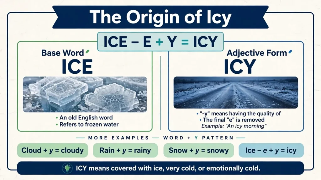 The Origin of Icy or Icey