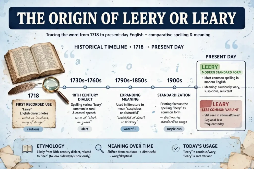 The Origin of Leery or Leary