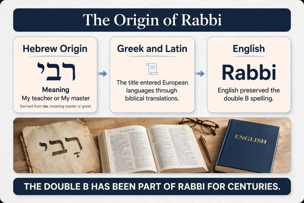 The Origin of Rabbi