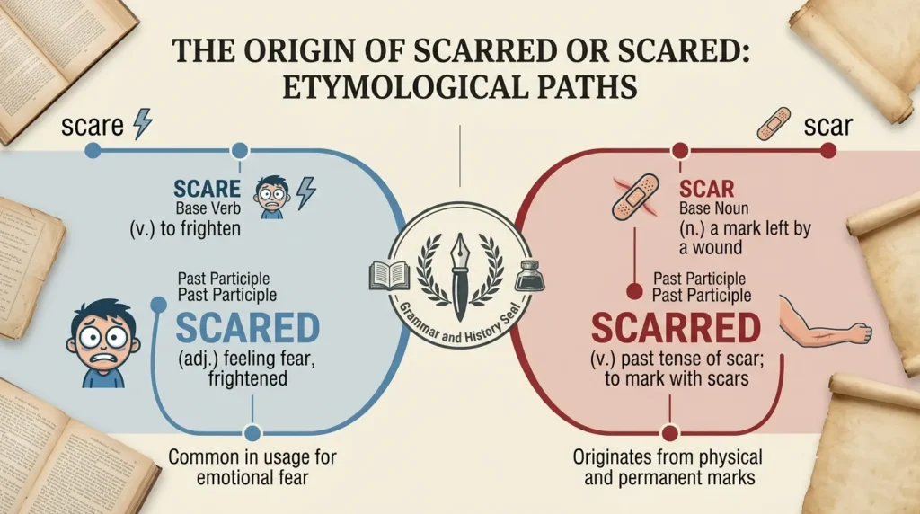 The Origin of Scarred or Scared