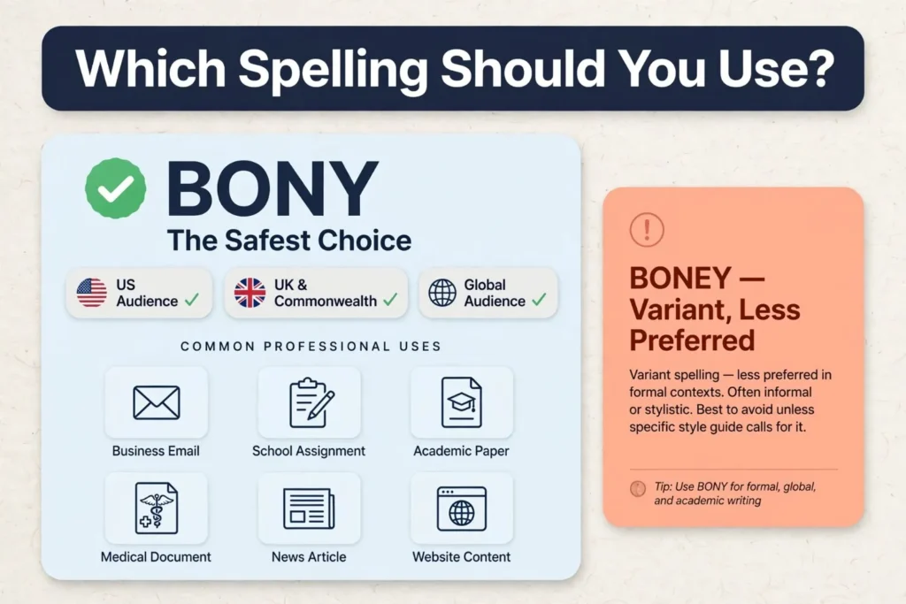 Which Spelling Should You Use?