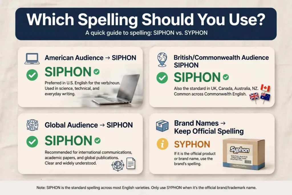 Which Spelling Should You Use?