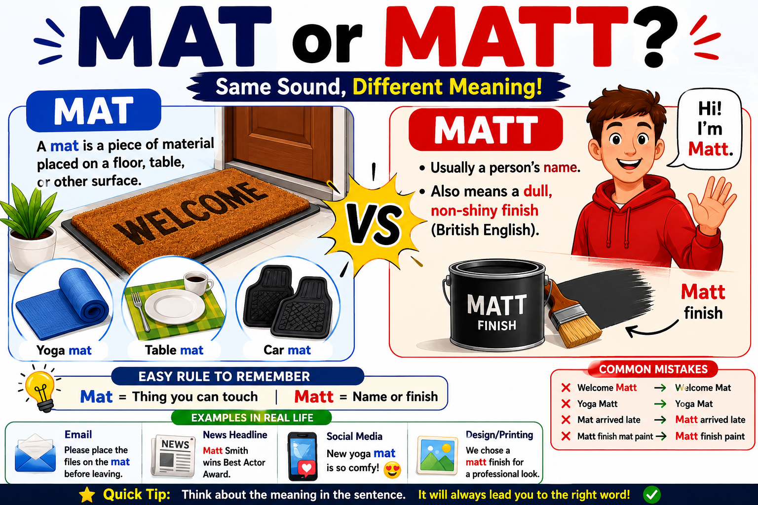 Mat or Matt