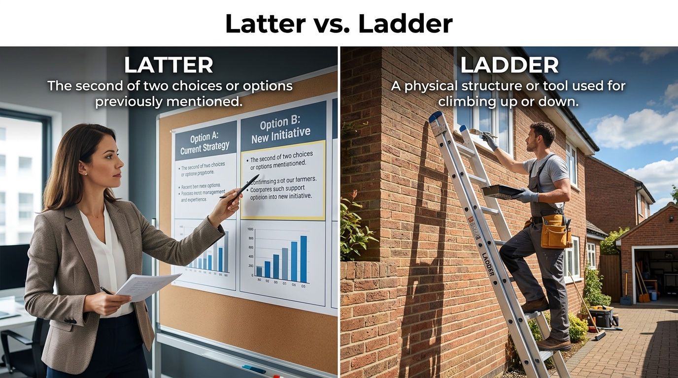 latter or ladder