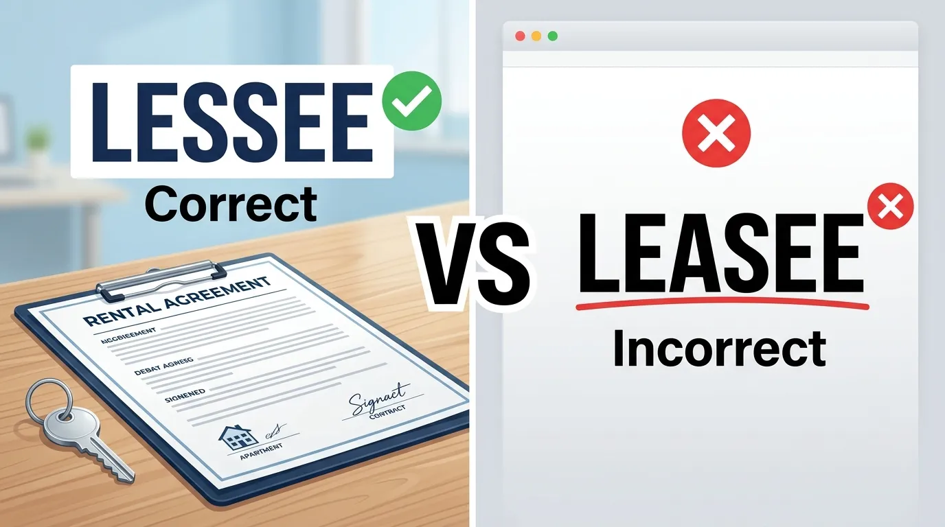 lessee or leasee