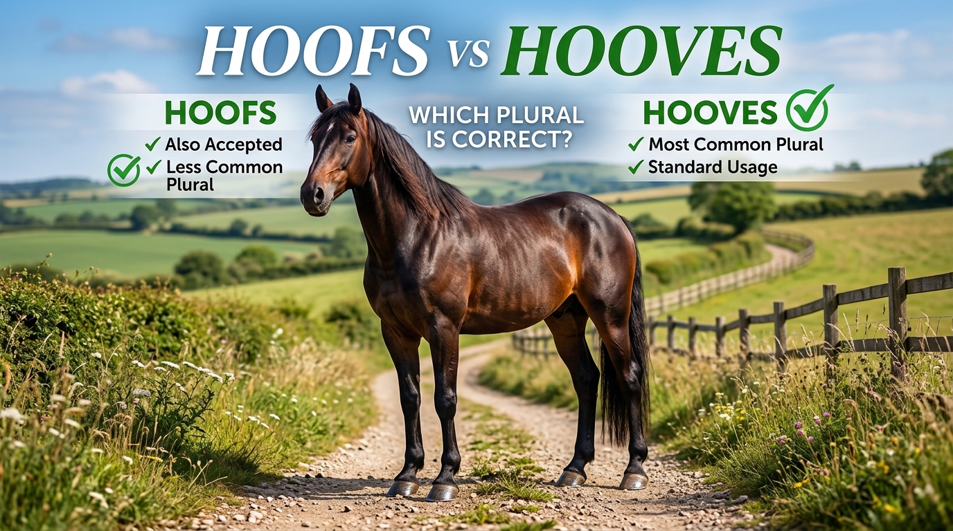 Hoofs or Hooves