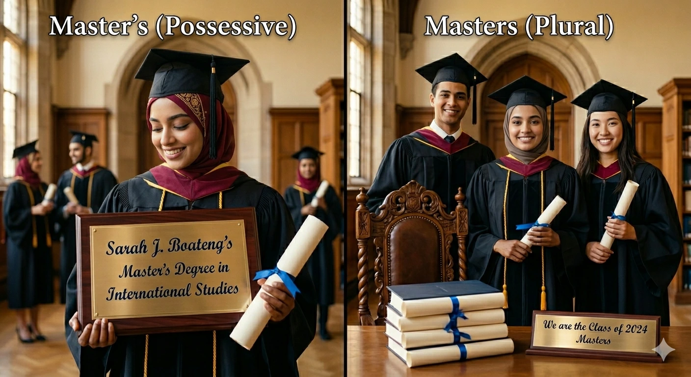 Masters or Master's