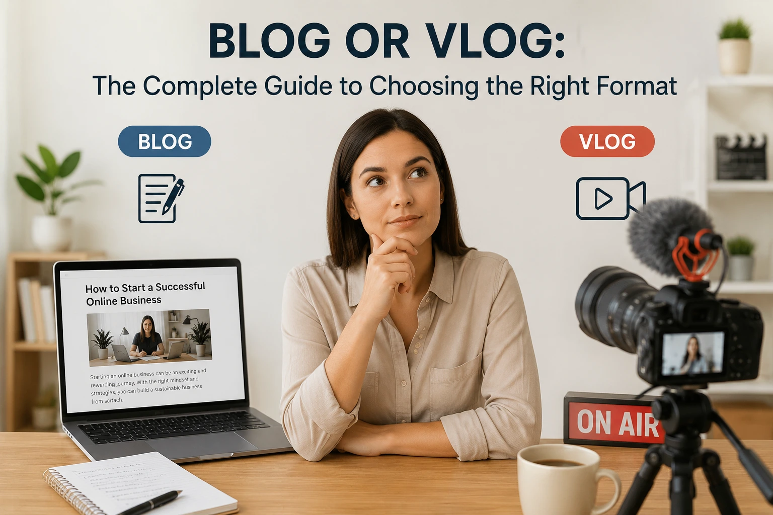 Blog or Vlog: The Complete Guide to Choosing the Right Format