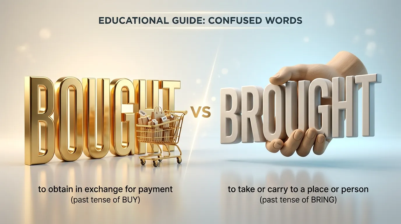 Bought or Brought