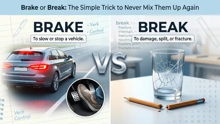 brake or break